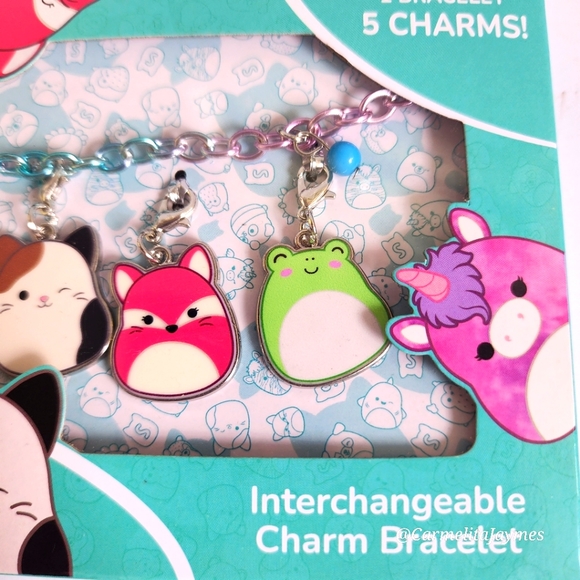 Squishmallows 📿 Interchangeable Charm Bracelet with 5 Charms!! ☆》NWT《☆ - Picture 3 of 7